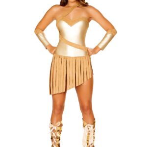 4848 - Roma Costume 3pc Golden Goddess Wonder Woman Greek Goddess Marvel DC Comics