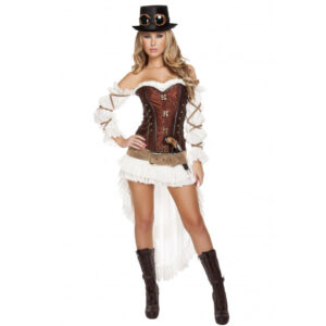 4576- 7pc Sexy Steampunk Babe - Roma Costume Costumes,New Arrivals,New Products - 1